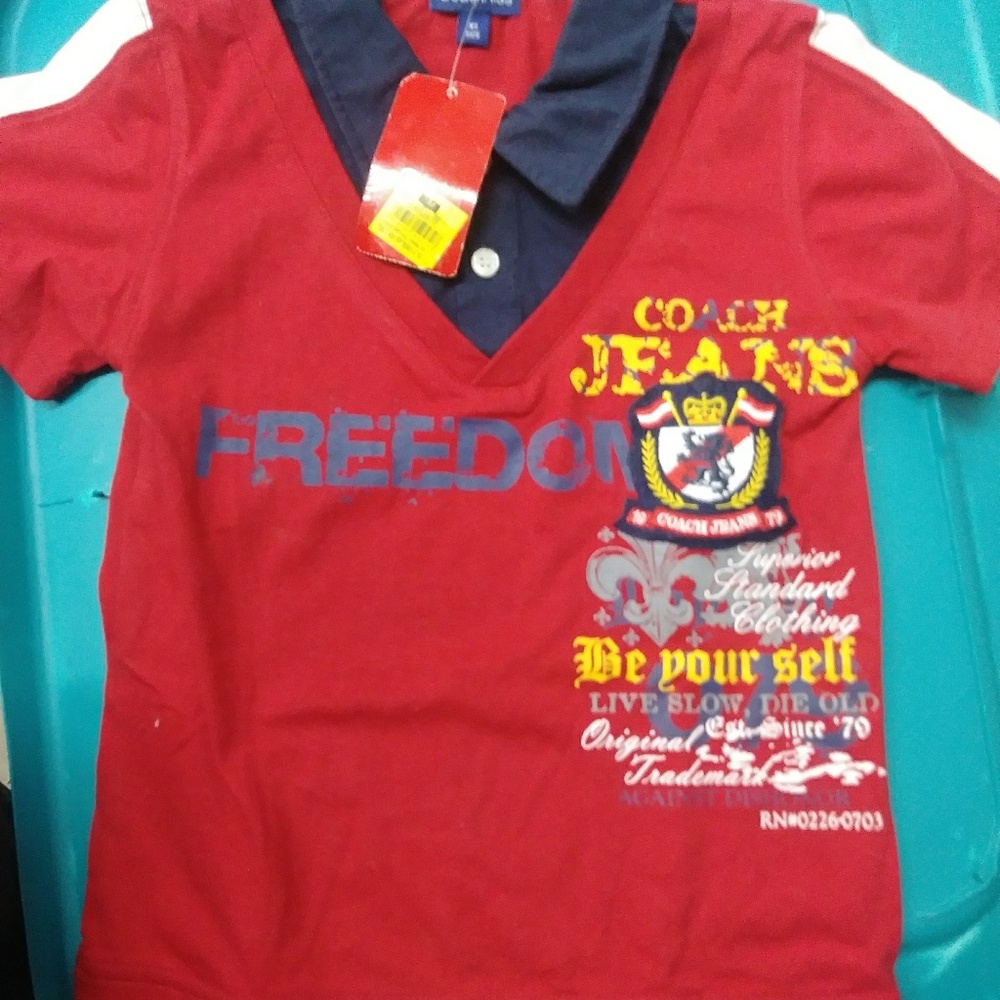 Coach Kids Polo Style Shirt